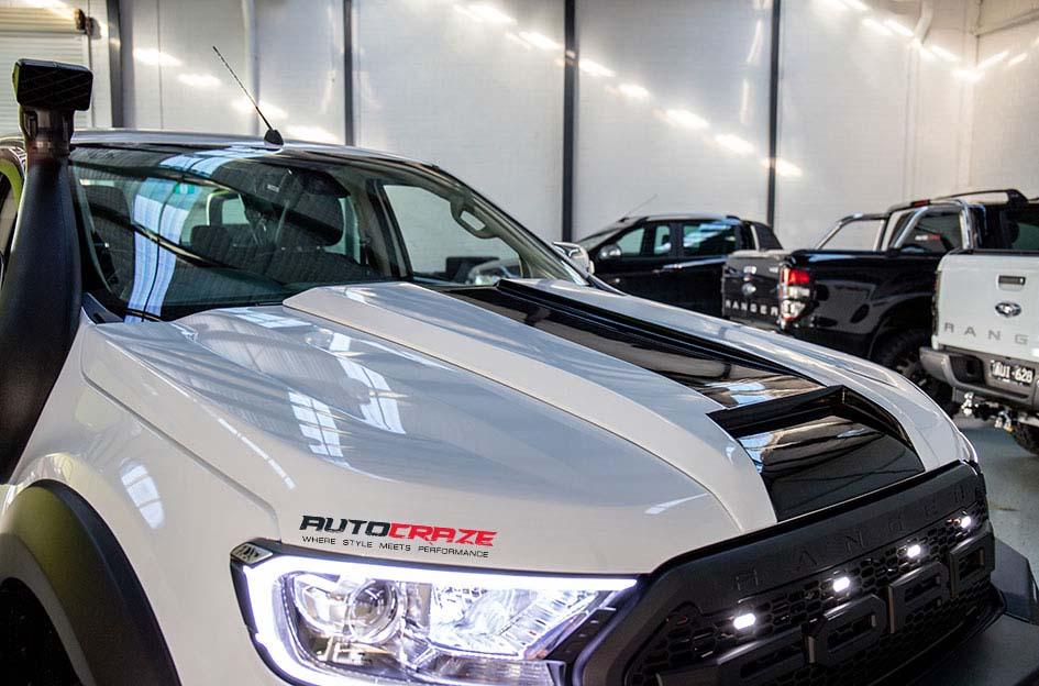 FORD RANGER BOOST GLOSS BLACK MILLED ACCENTS